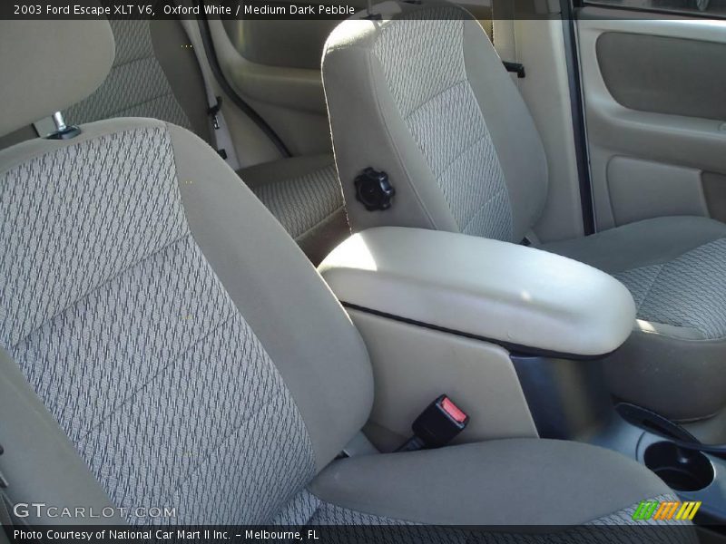 Oxford White / Medium Dark Pebble 2003 Ford Escape XLT V6
