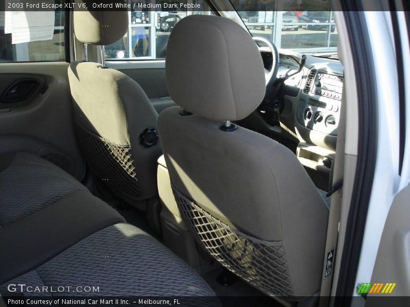 Oxford White / Medium Dark Pebble 2003 Ford Escape XLT V6
