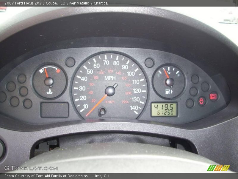 CD Silver Metallic / Charcoal 2007 Ford Focus ZX3 S Coupe