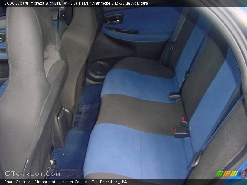 WR Blue Pearl / Anthracite Black/Blue Alcantara 2006 Subaru Impreza WRX STi