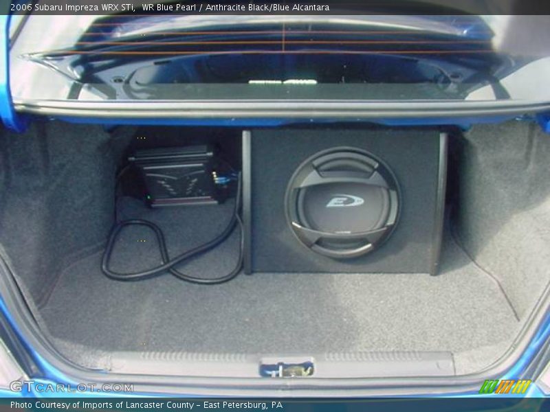 WR Blue Pearl / Anthracite Black/Blue Alcantara 2006 Subaru Impreza WRX STi