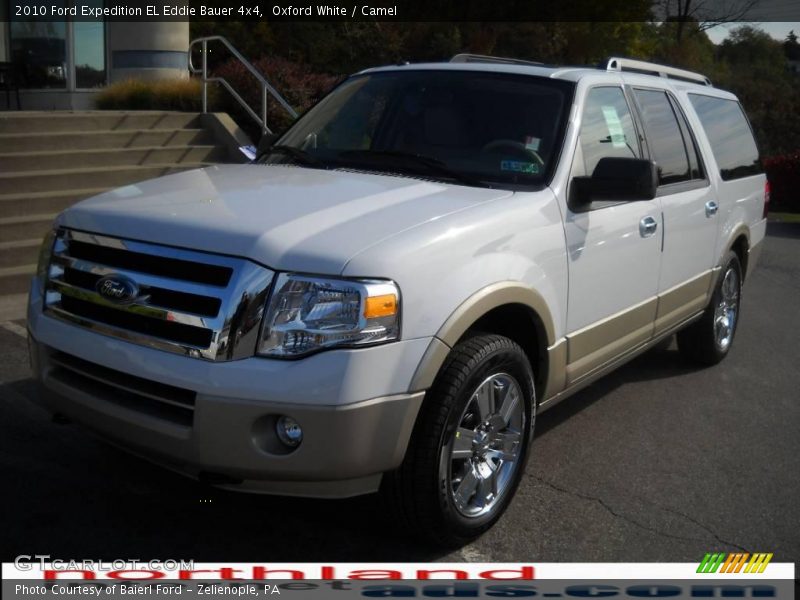 Oxford White / Camel 2010 Ford Expedition EL Eddie Bauer 4x4
