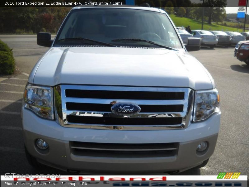 Oxford White / Camel 2010 Ford Expedition EL Eddie Bauer 4x4
