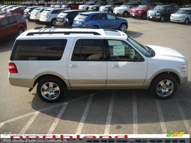 Oxford White / Camel 2010 Ford Expedition EL Eddie Bauer 4x4