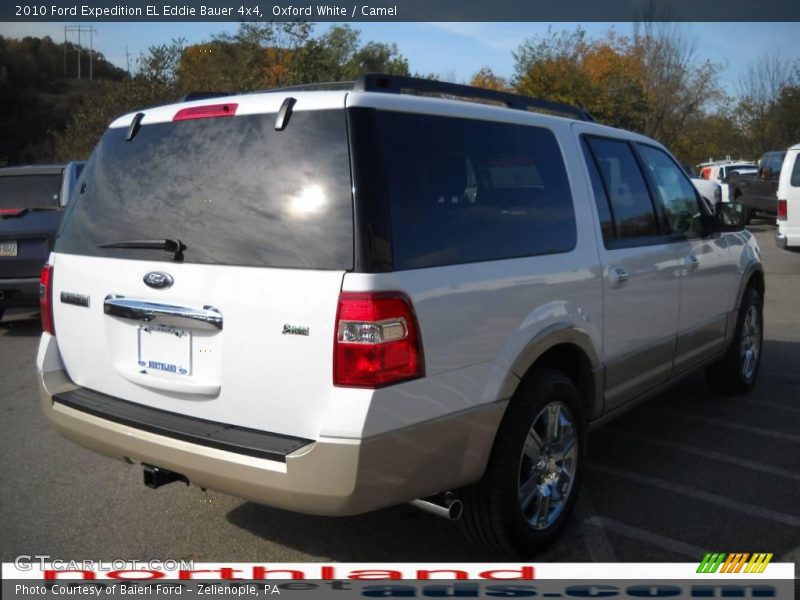 Oxford White / Camel 2010 Ford Expedition EL Eddie Bauer 4x4
