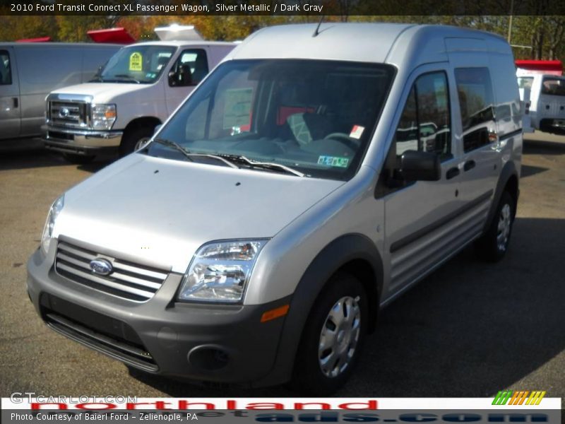 Silver Metallic / Dark Gray 2010 Ford Transit Connect XL Passenger Wagon