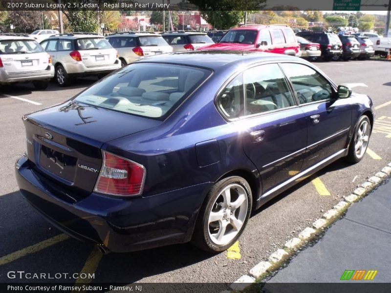 Regal Blue Pearl / Ivory 2007 Subaru Legacy 2.5i Sedan