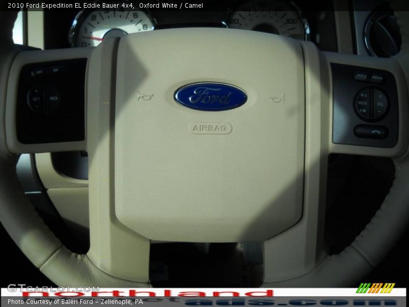 Oxford White / Camel 2010 Ford Expedition EL Eddie Bauer 4x4