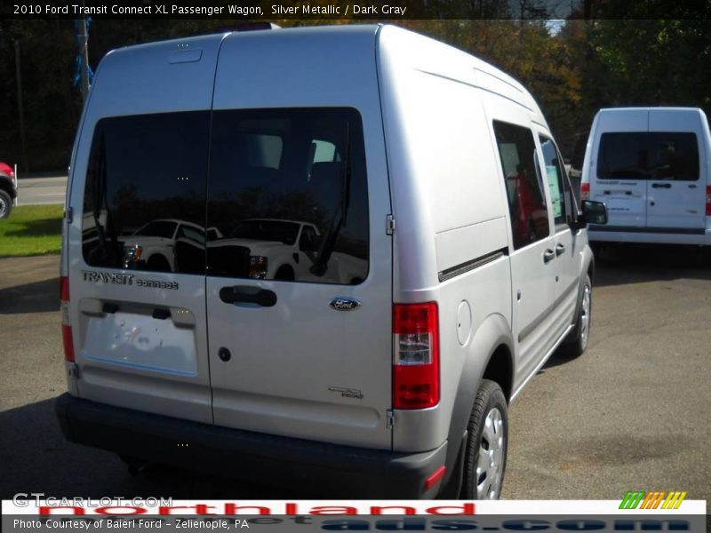 Silver Metallic / Dark Gray 2010 Ford Transit Connect XL Passenger Wagon