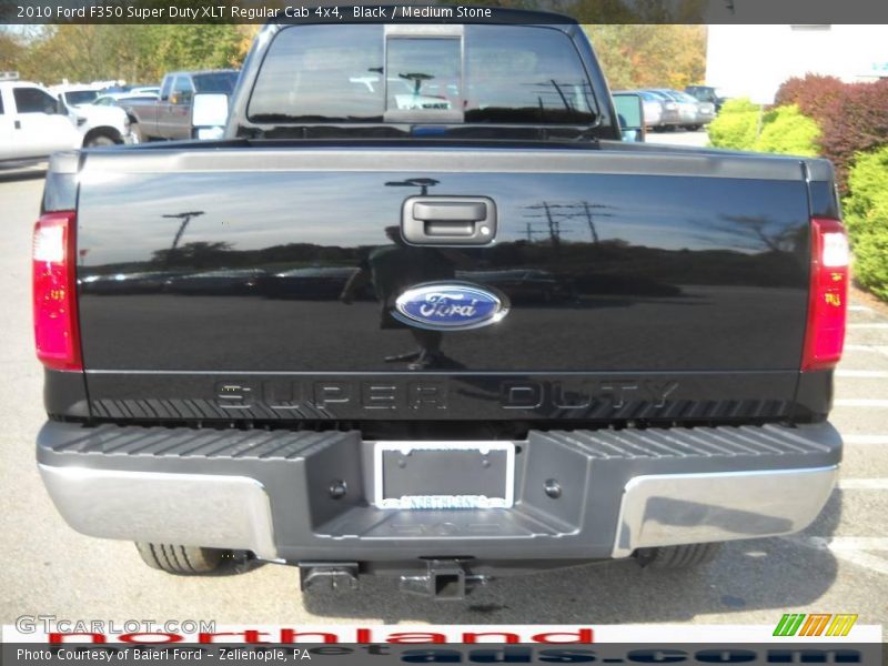 Black / Medium Stone 2010 Ford F350 Super Duty XLT Regular Cab 4x4