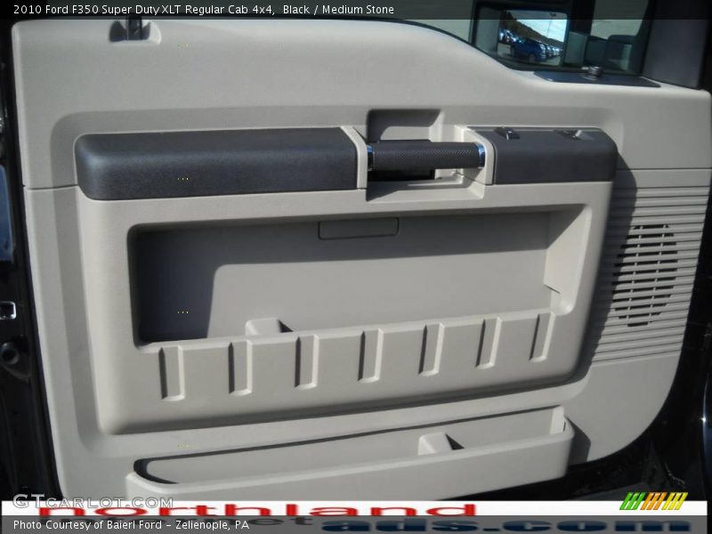 Black / Medium Stone 2010 Ford F350 Super Duty XLT Regular Cab 4x4