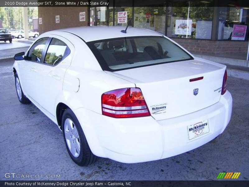 Stone White / Dark Slate Gray 2010 Dodge Avenger SXT