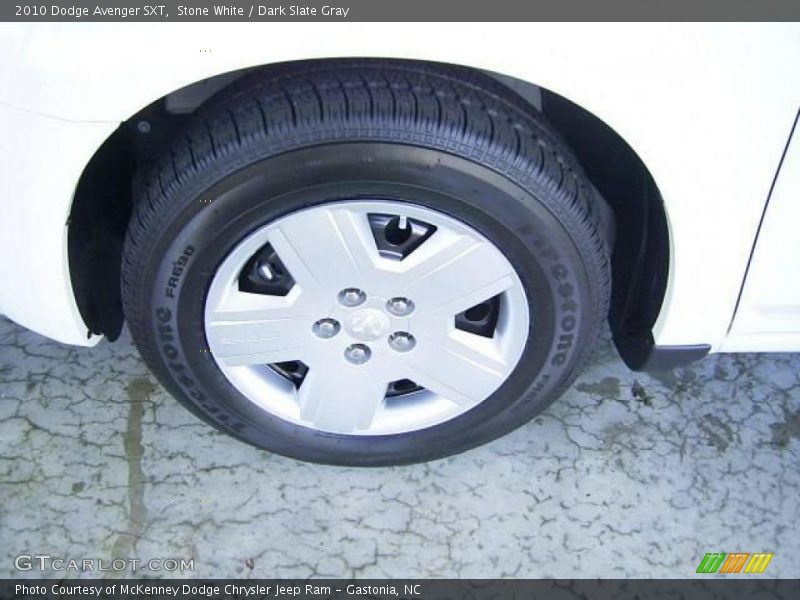Stone White / Dark Slate Gray 2010 Dodge Avenger SXT