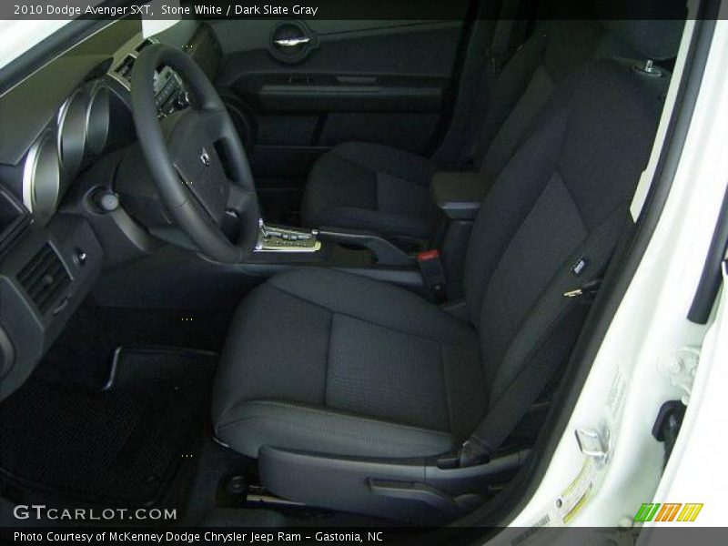 Stone White / Dark Slate Gray 2010 Dodge Avenger SXT
