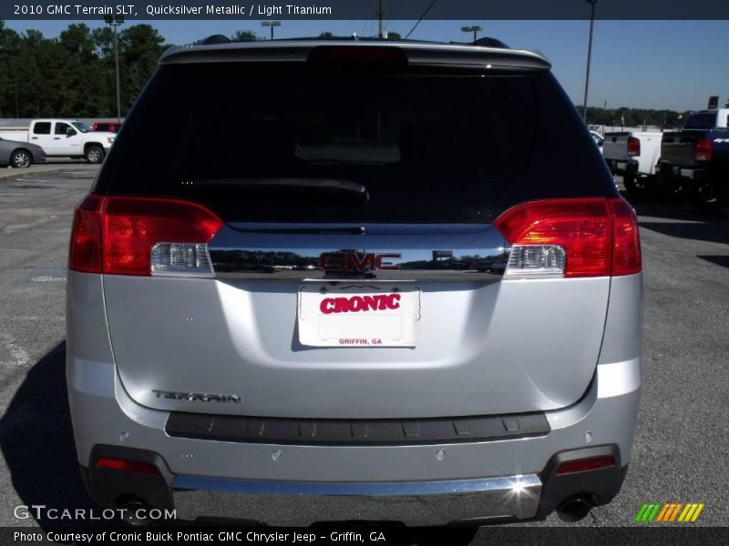 Quicksilver Metallic / Light Titanium 2010 GMC Terrain SLT