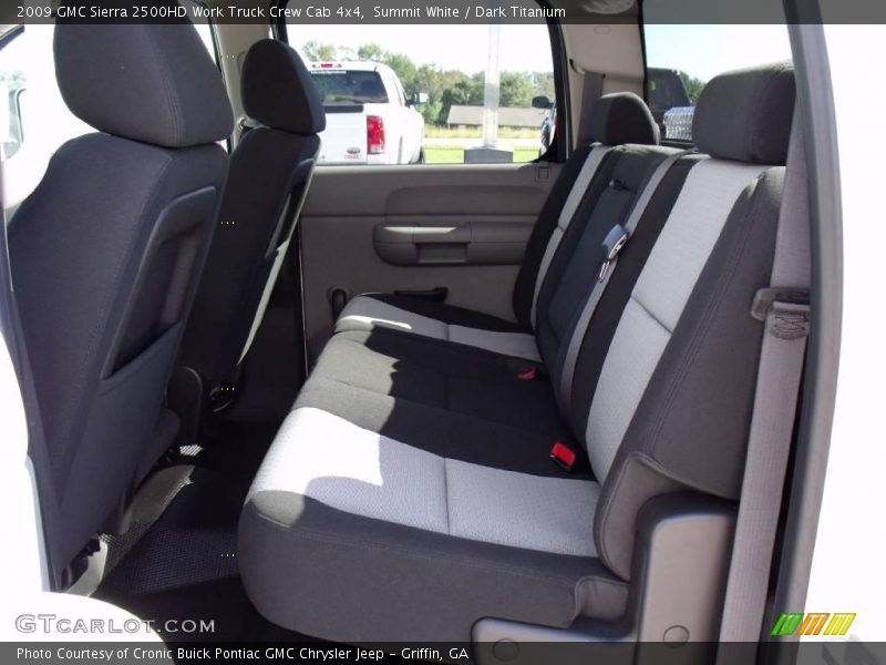 Summit White / Dark Titanium 2009 GMC Sierra 2500HD Work Truck Crew Cab 4x4