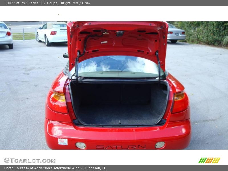 Bright Red / Gray 2002 Saturn S Series SC2 Coupe