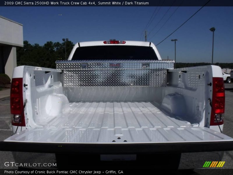 Summit White / Dark Titanium 2009 GMC Sierra 2500HD Work Truck Crew Cab 4x4