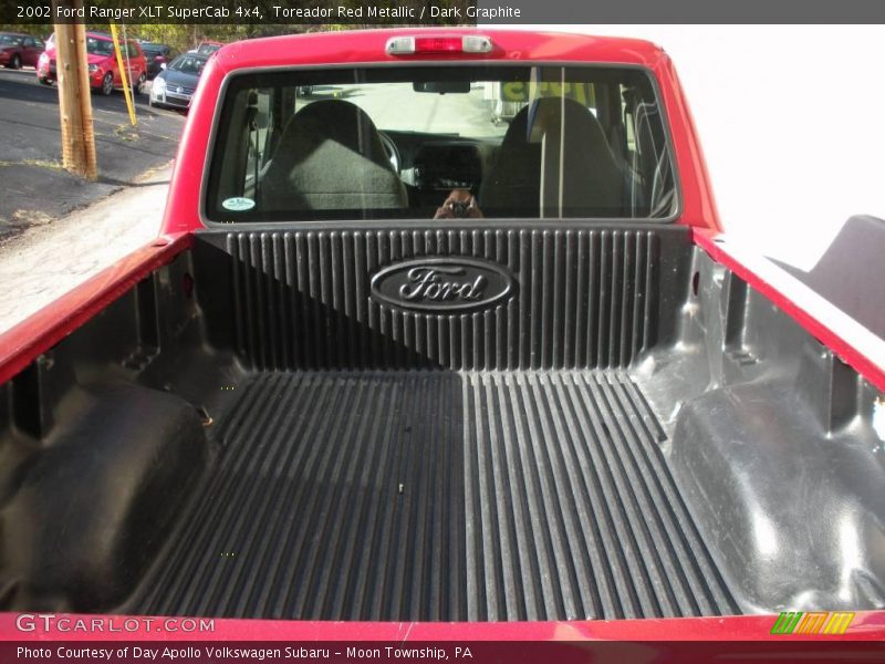 Toreador Red Metallic / Dark Graphite 2002 Ford Ranger XLT SuperCab 4x4