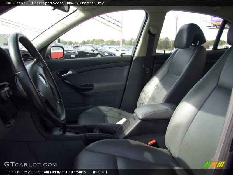 Black / Charcoal Grey 2003 Saab 9-3 Linear Sport Sedan