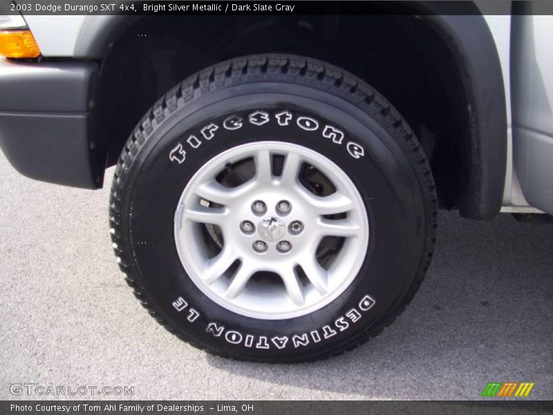 Bright Silver Metallic / Dark Slate Gray 2003 Dodge Durango SXT 4x4