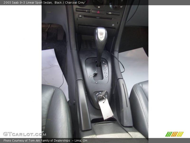 Black / Charcoal Grey 2003 Saab 9-3 Linear Sport Sedan