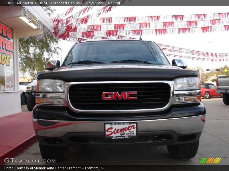 Onyx Black / Neutral 2002 GMC Sierra 1500 SLT Extended Cab 4x4