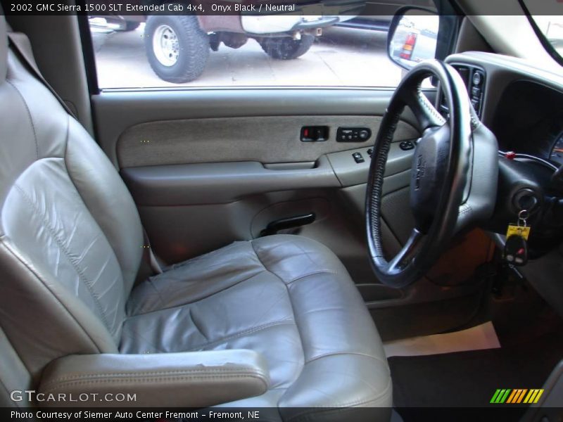 Onyx Black / Neutral 2002 GMC Sierra 1500 SLT Extended Cab 4x4