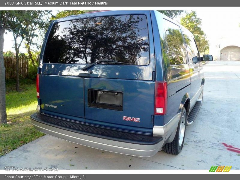 Medium Dark Teal Metallic / Neutral 2003 GMC Safari SLE