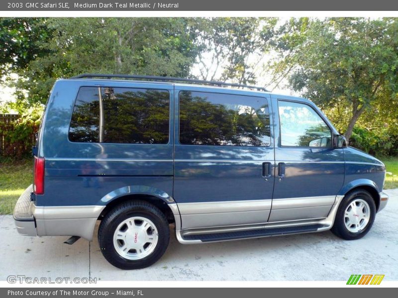 Medium Dark Teal Metallic / Neutral 2003 GMC Safari SLE