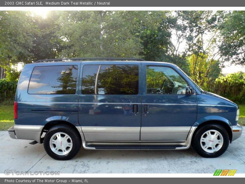 Medium Dark Teal Metallic / Neutral 2003 GMC Safari SLE