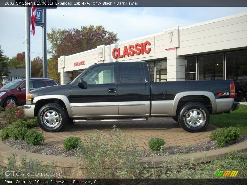 Onyx Black / Dark Pewter 2003 GMC Sierra 1500 SLT Extended Cab 4x4