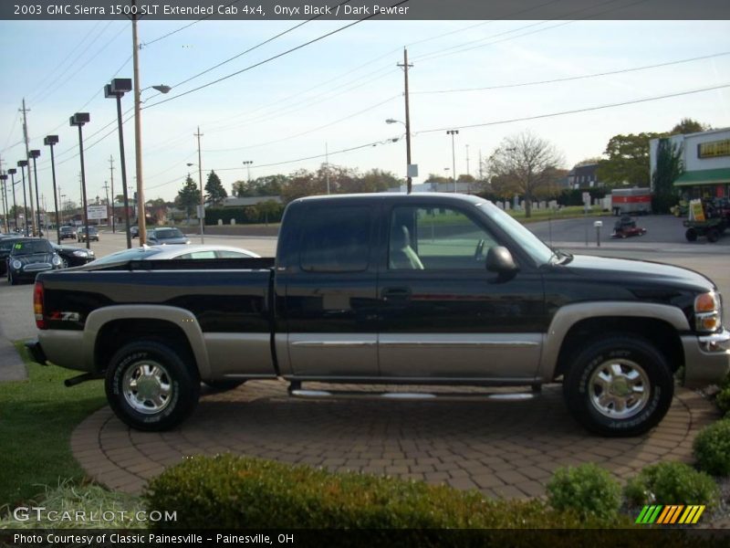 Onyx Black / Dark Pewter 2003 GMC Sierra 1500 SLT Extended Cab 4x4