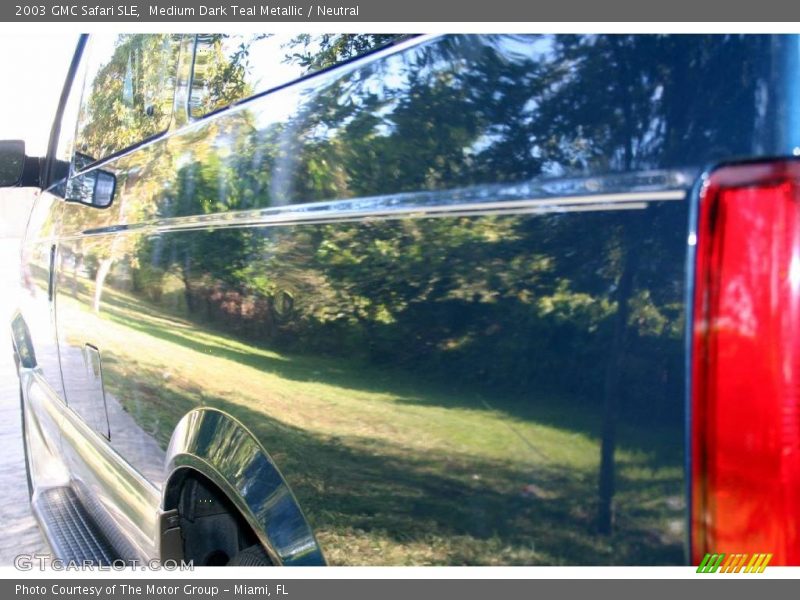 Medium Dark Teal Metallic / Neutral 2003 GMC Safari SLE