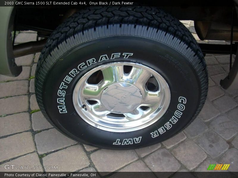 Onyx Black / Dark Pewter 2003 GMC Sierra 1500 SLT Extended Cab 4x4