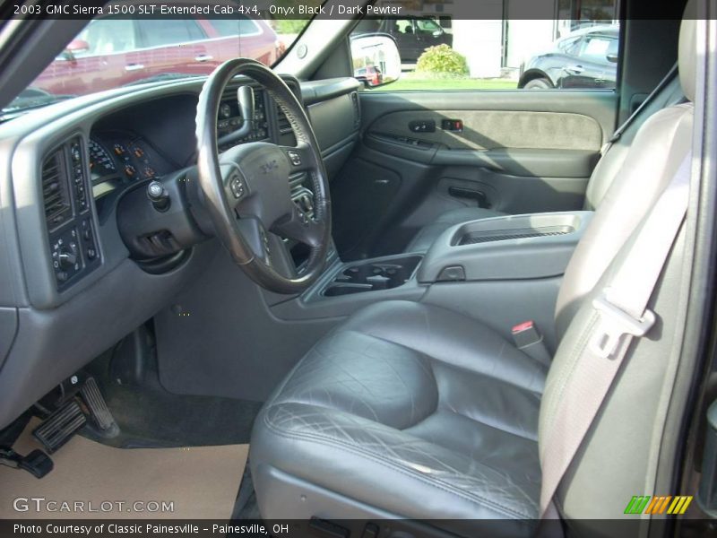 Onyx Black / Dark Pewter 2003 GMC Sierra 1500 SLT Extended Cab 4x4