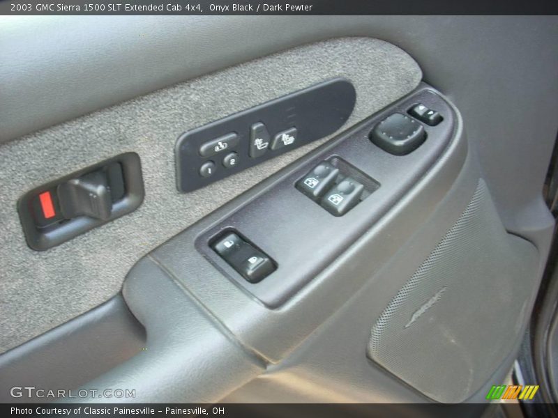 Onyx Black / Dark Pewter 2003 GMC Sierra 1500 SLT Extended Cab 4x4