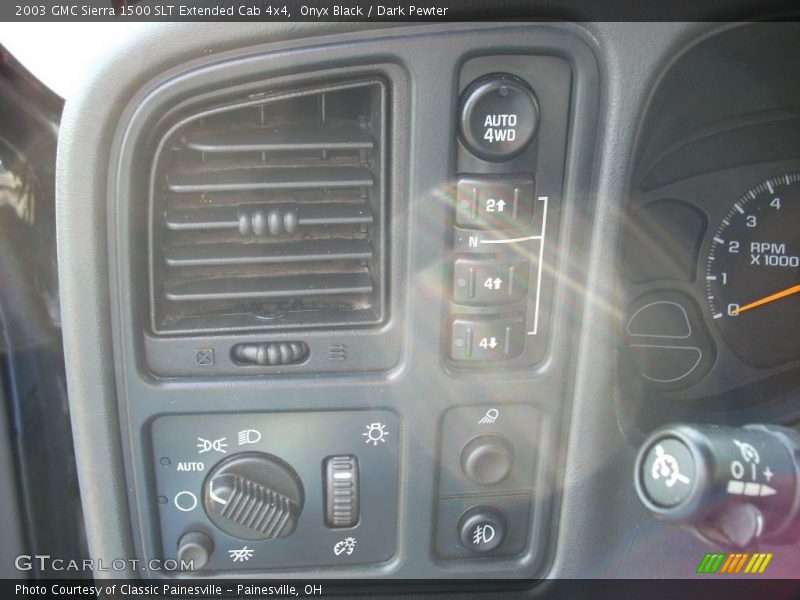 Onyx Black / Dark Pewter 2003 GMC Sierra 1500 SLT Extended Cab 4x4