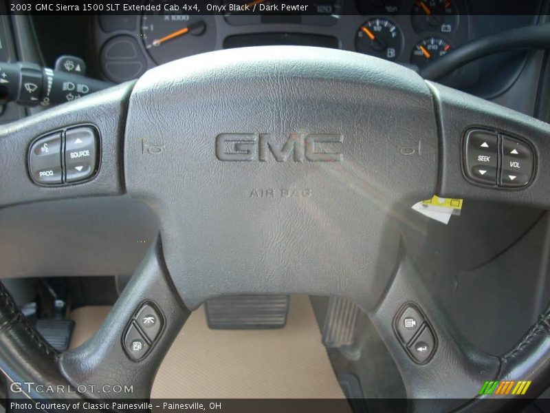 Onyx Black / Dark Pewter 2003 GMC Sierra 1500 SLT Extended Cab 4x4