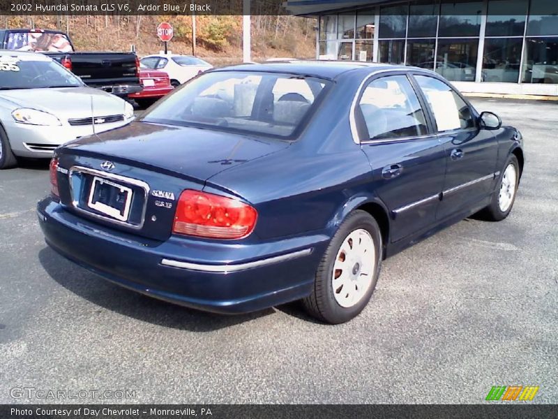 Ardor Blue / Black 2002 Hyundai Sonata GLS V6