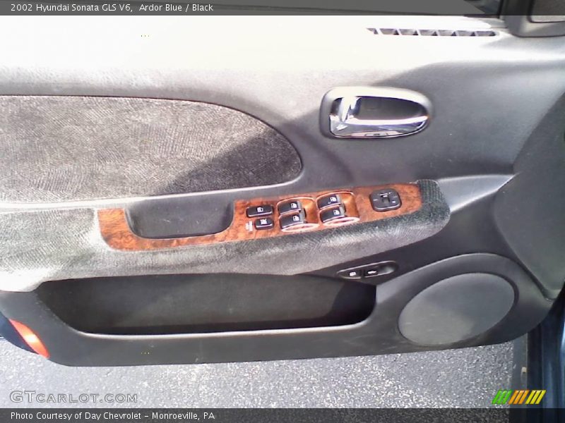 Ardor Blue / Black 2002 Hyundai Sonata GLS V6