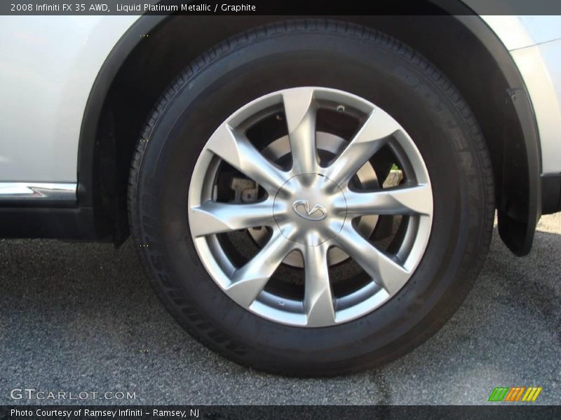 Liquid Platinum Metallic / Graphite 2008 Infiniti FX 35 AWD