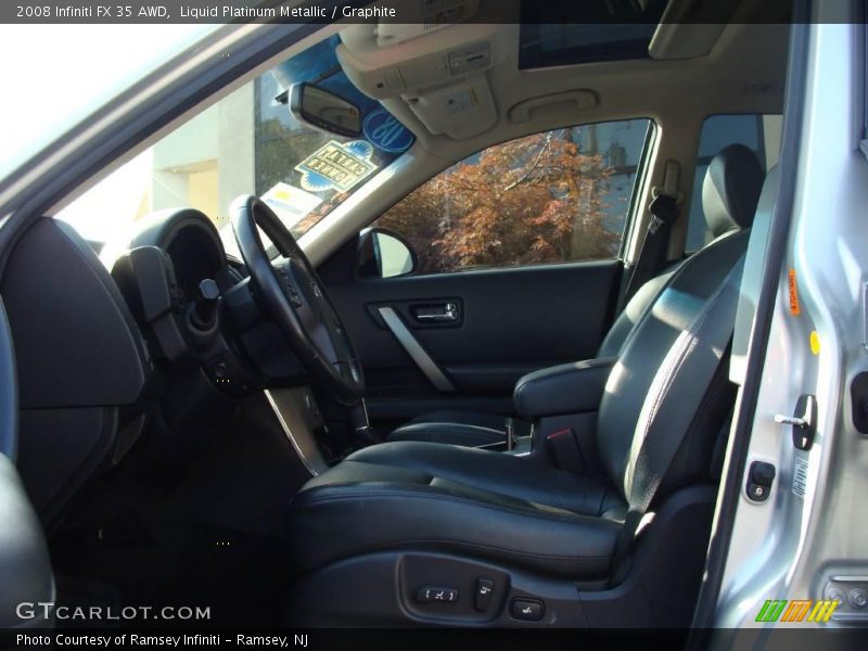 Liquid Platinum Metallic / Graphite 2008 Infiniti FX 35 AWD