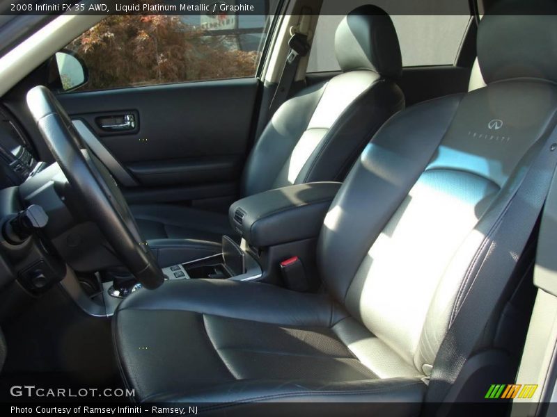 Liquid Platinum Metallic / Graphite 2008 Infiniti FX 35 AWD