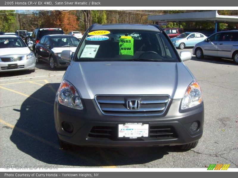 Satin Silver Metallic / Black 2005 Honda CR-V EX 4WD