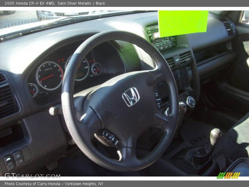 Satin Silver Metallic / Black 2005 Honda CR-V EX 4WD