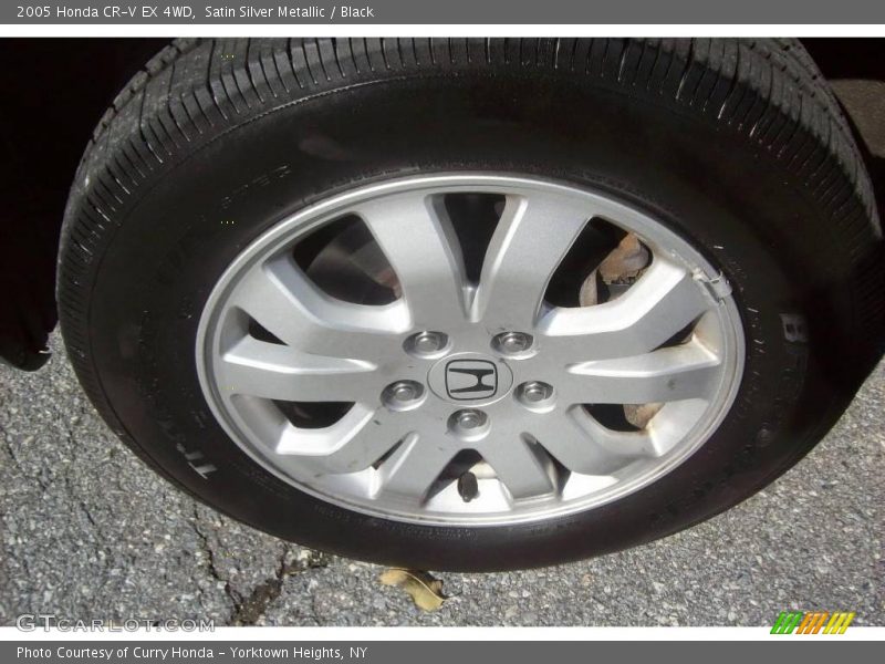 Satin Silver Metallic / Black 2005 Honda CR-V EX 4WD