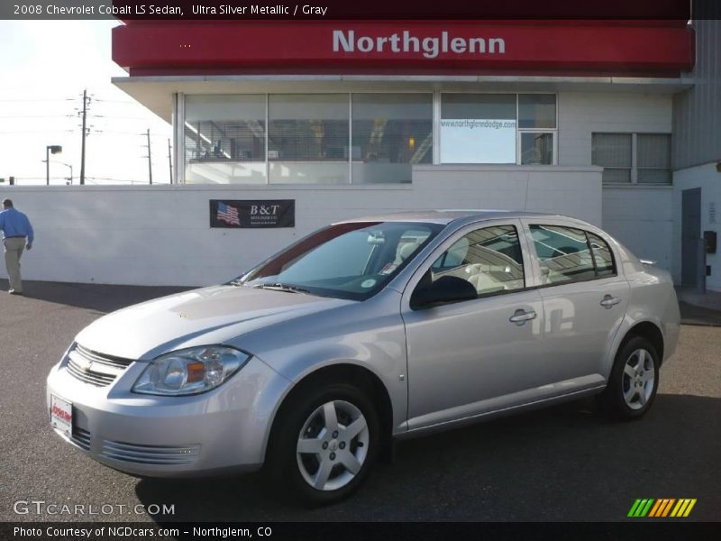 Ultra Silver Metallic / Gray 2008 Chevrolet Cobalt LS Sedan