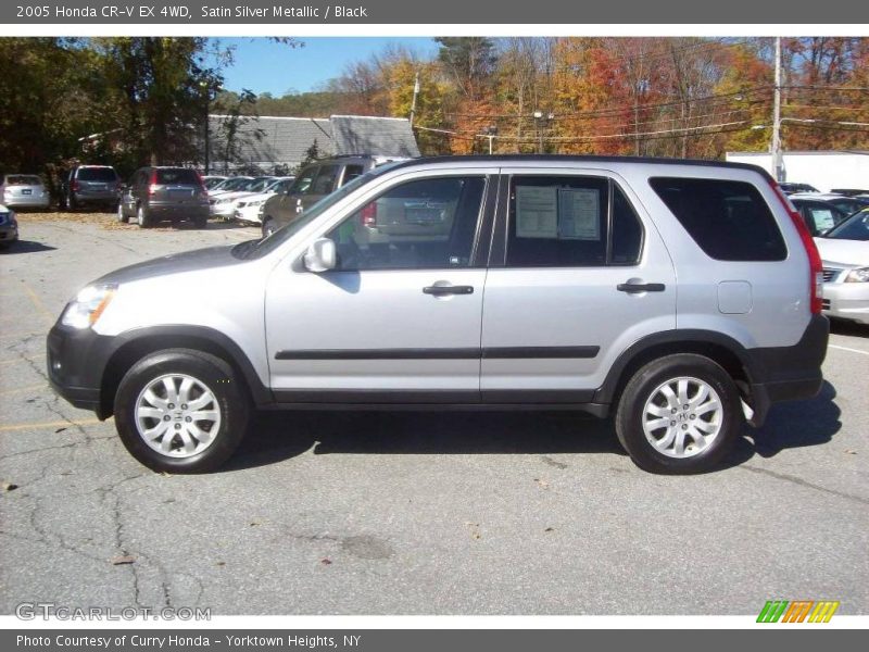 Satin Silver Metallic / Black 2005 Honda CR-V EX 4WD