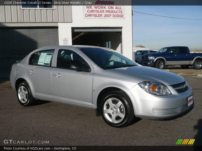 Ultra Silver Metallic / Gray 2008 Chevrolet Cobalt LS Sedan